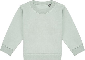 K835 Sweatshirt eco-responsável de bebé tam: 18M cor: Sage...