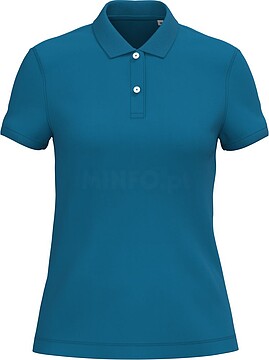 Polo eco-responsável em malha piqué de senhora NS208