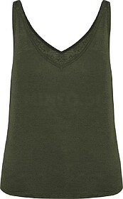 SP343 Top em linho de senhora tam: XS cor: Organic Khaki : S...