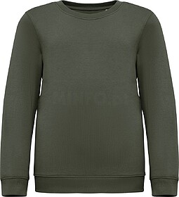 NS403 Sweatshirt eco-responsável decote redondo de criança...