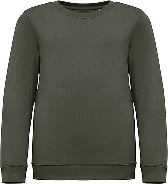 Sweatshirt eco-responsável decote redondo de criança NS403