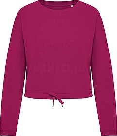 NS429 Sweatshirt eco-respons&rsquo;ável decote redondo over...