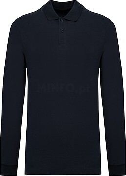Polo em malha piqué manga comprida Bio180 de homem K2027