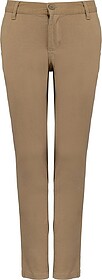 K7005 Calças chino de menino tam: 10 cor: Camel : Kariban C...