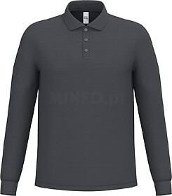IB222C Polo piqué manga comprida de homem tam: XL cor: Idea...