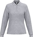 Polo piqué manga comprida de senhora tam: S cor: Ideal Oxford Grey : iDeal Basic Brand Gramagem alta para um uso qualitativo. Piqué tricot - biedt een uitzonderlijk drukresultaat. Colarinho e punhos em malha rib 1x1 para um acabamento elegante. Alg IB223A