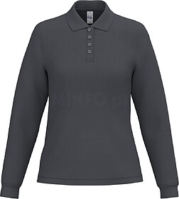 IB223CX Polo piqué manga comprida de senhora tam: XXL cor: ...