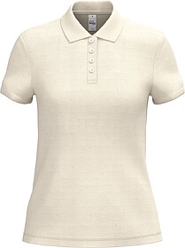 IB296 Polo piqué de senhora tam: L cor: Ideal Raw Natural :...