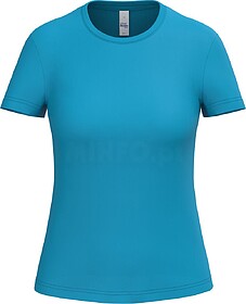 IB311C T-shirt de senhora iDeal150 tam: L cor: Ideal Atoll B...