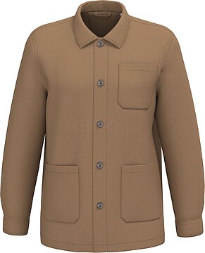 Sobrecamisa worker ecológico com aspecto lavado de homem NS611