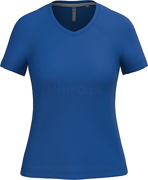 T-shirt de senhora de manga curta e decote V K381
