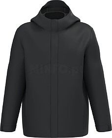 K6169 Parka 3 em 1 impermeável com capuz bicolor unissexo t...
