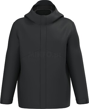 Parka 3 em 1 impermeável com capuz bicolor unissexo K6169