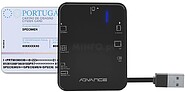 Advance Esign ID Card/Multi Card Reader Mac/PC Digital Sig Aio Multi Memory CR-ID3111