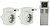 Velleman Energy Meter 230V/ 16A p/ controle de corrente : 1x: controle remoto + 2x: módulo de medição ( German Type ) G-NETBSEM4 - imagem 1