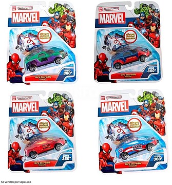 AR79200A Carros de acrobacia Marvel 1 unidade aleatória