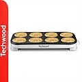 Máquina De Panquecas Elétrica 1500W Branca TECHWOOD TCP-088