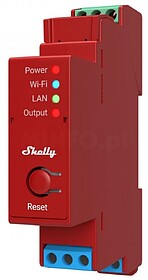 SHELLYPRO-1PM : Módulo p/ Calha DIN c/ 1 Relé e Med. Energ...