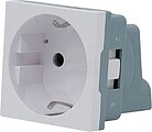 SH-WALL-DISPLAY-SOCKET-W : : Shelly Socket for Wall Display Stand White - Adaptador tipo tomada - Compatibilidade com Shelly Wall Display Stand - Cor Branca