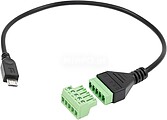 SH-PILL-MICROUSB-TERMINAL-ADDON : : Shelly Pill Micro USB Terminal AddOn - Expande pinos lógicos para terminais físicos - Permite adicionar sensores aos módulos Shelly Plus - Facilita a instalação de firmware alternativo - Compatível com Micro-USB: 5V DC