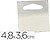 Hang Tab 2180 : Suporte para Pendurar com Adesivo 3M Hang Tab Rolo de 1000 Etiquetas 48X36 MM - imagem 1