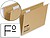 50 x Capas de suspensao hamelin folio visor superior kraft eco Capas de suspensao hamelin folio visor superior kraft eco 400064819 - imagem 1