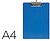 Porta notas maul flexx din a4 polipropileno com pinca cor azul Porta notas maul flexx din a4 polipropileno com pinca cor azul 2361037 - imagem 1