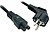 5M Schuko to Iec C5 Mains Cable, LO 30407 - imagem 1
