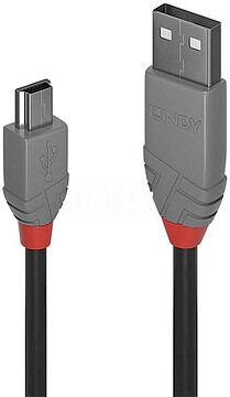 36723 : 2M USB 2.0 TYPE A TO MINI-B CABLE