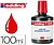 Tinta Marcador Edding T-100 Vermelho -Frasco de 100 ml T-100-R - imagem 1