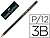 Lapis Grafite Faber Castell 9000-3B Desenho L-094050900034 - imagem 1