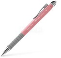 Faber-Castell Apollo Portaminas - Trazo 0.5mm - Agarre Ergonomico - Goma de Borra Integrada - Cuerpo Color Rosa 232511