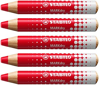 Stabilo MARKdry Marcador para Pizarra - Ponta XXL de 10mm - ...