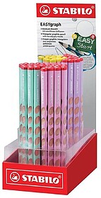 Stabilo Easygraph Pastel Expositor com 60 Lápis de Grafite ...