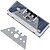 Conjunto 5 Facas Trapézio-Retangulares Profissionais de 0,65x52mm 4186000 Wolfcraft G-82756 - imagem 1