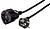 HAMA Extensão de cabo Schucko 2m Preto 47868 - imagem 1