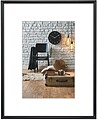 Moldura Plástico 21x29,7cm DIN A4 Sevilla Preto