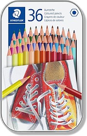 Staedtler 175 Caixa Metálica de 36 Lápis Hexagonais de Cor...