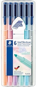 Staedtler Triplus Color 323 Pack de 6 Canetas de Ponta Fina ...