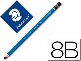 Staedtler Mars Lumograph 100 Lápis de Grafite Hexagonal - G...