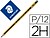 Staedtler Noris 120-4 Lápis de Grafite Hexagonal - Grafite 2H - Resistência à Rutura - Madeira de Florestas Sustentáveis Caixa de 12 - imagem 1