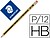 Staedtler Noris 122 Lápis de Grafite Hexagonal com Borracha - Grafite HB - Resistência à Rutura - Sem PVC nem Látex x 12 122HB - imagem 1