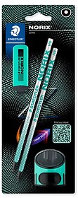 Staedtler Norix Pack de 2 Lápis de Grafite HB + Borracha + ...