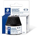 Staedtler Bote de Tinta para Recarga Rotulador Lumocolor 351 - Capacidade 30ml - Cor Preto 488 51-9