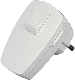 G-42028 : 42028 CLAVIJA 2P+T ANGULAR BRANCA COM INTERRUPTOR ...