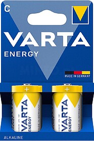 04114229422 Pilhas Varta alcalinas Energy LR14 C - 2 pilhas