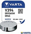 Pilhas Relojoaria Varta 394 1.55V Óxido Prata Botão V394/SR936W/SR45 1.55V