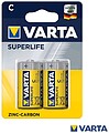Pilha Zinco-Carvão Superlife R14/C 1.5V 2x Blister VARTA G-PCV-R14/2