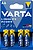 Pilha Alcalina Varta Longlife Power AA LR6 Blister 4 Unidades 4906 - imagem 1