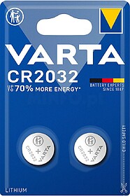 PILHA PROFISSIONAL VARTA CR2032 - PACK 2 : CR2032